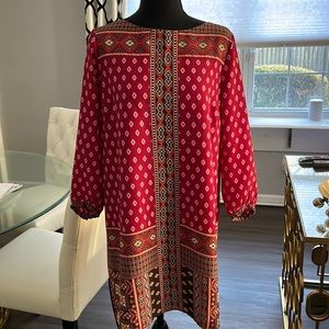 Straight dress lined . Small petite